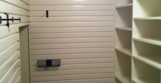 Garage Storage and Slatwall Installation