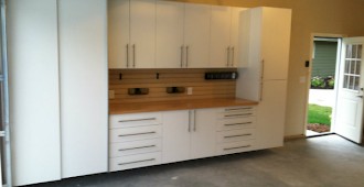 Custom Garage Cabinets Installation