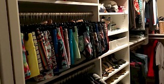 Custom Walk In Closet System