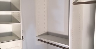Double Hang Space and Upper Shelving