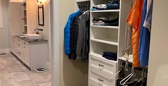 Master Walk In Closet System